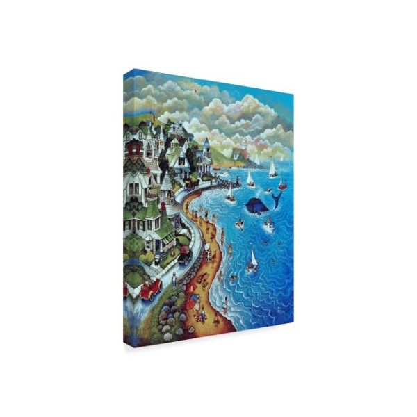 Bill Bell 'The Coastline' Canvas Art,14x19